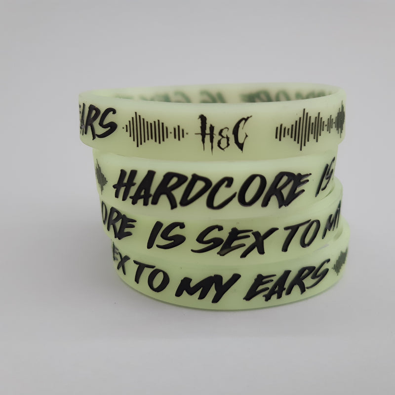 Silicone Bracelet · Hardcore is sex...