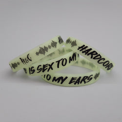 Silicone Bracelet · Hardcore is sex...