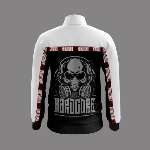 HARD&CLASS JACKET HARDCORE WHITE/BLACK🖤 INCREDIBLE AND POWERFUL DESIGNS OF ALL HARD STYLES AND EXCLUSIVITIES IN HARD CLOTHING AND MERCHANDISE FROM THE MOST TOP DJS