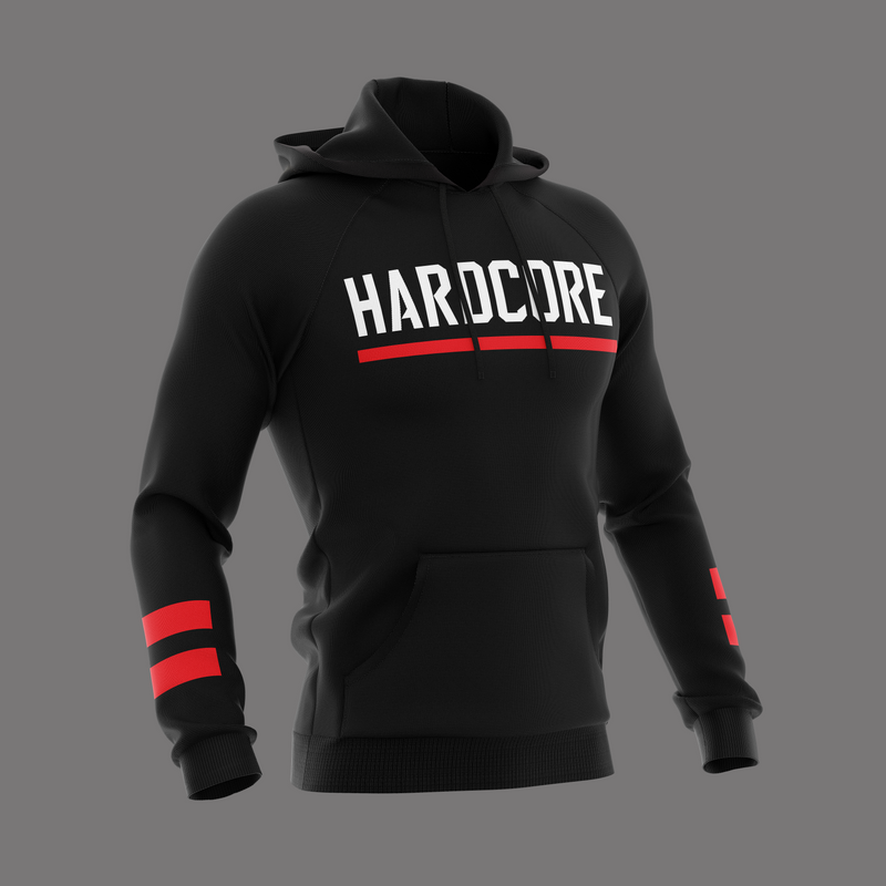 Tracksuit Hoodie · Hardcore Black/Red