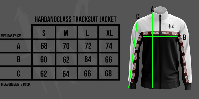 Hardcore Tracksuit · Black/White