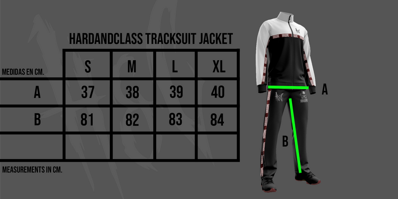 Hardcore Tracksuit · Black/White