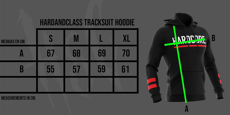 Tracksuit Hoodie · Hardcore Black/Red