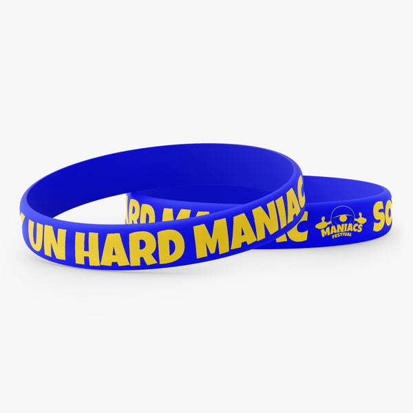 Silicone Bracelet · Maniacs Blue