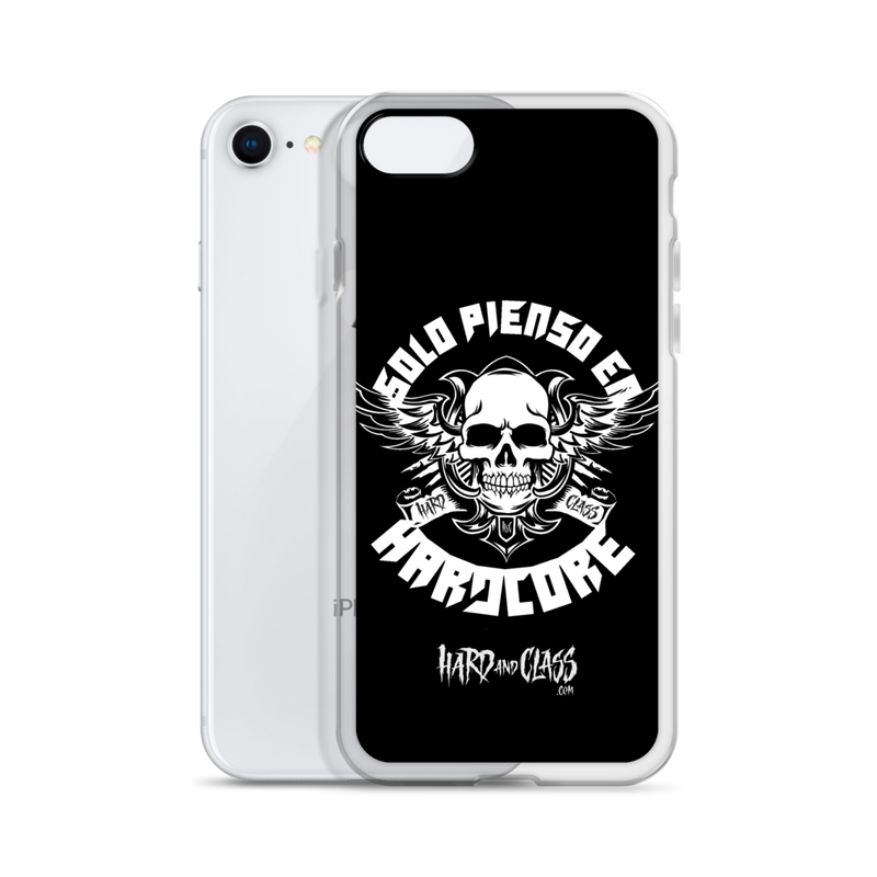 Phone Case IPhone · Solo Pienso en Hardcore alas
