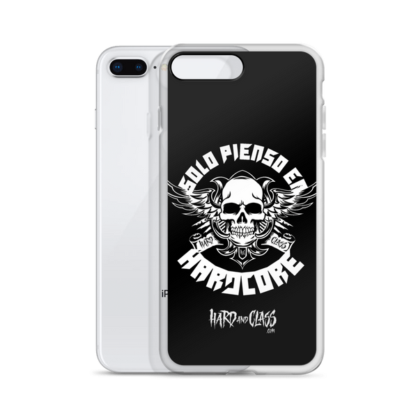 Phone Case IPhone · Solo Pienso en Hardcore alas