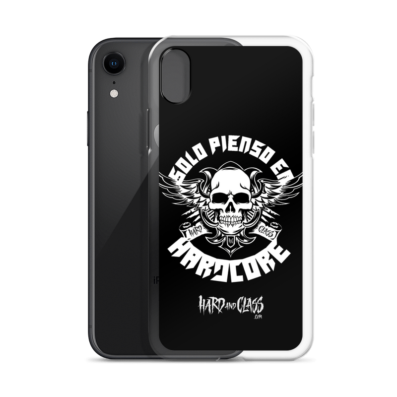 Phone Case IPhone · Solo Pienso en Hardcore alas
